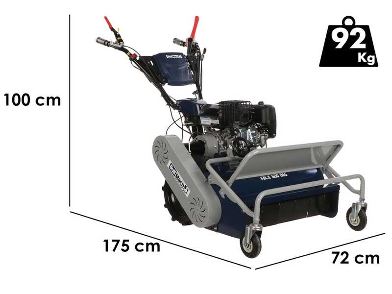 BullMach FALX 600 B&amp;S - Tondeuse d&eacute;broussailleuse &agrave; couteaux - B&amp;S CR950