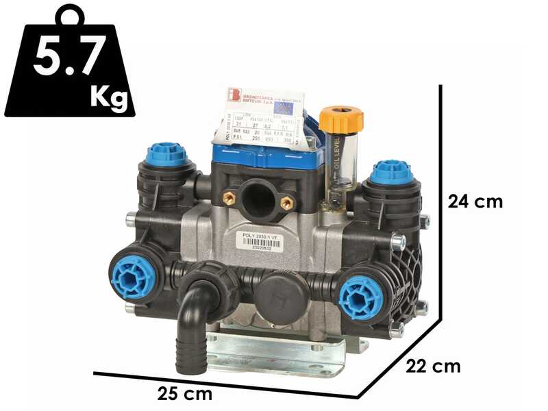 Bertolini Pumps POLY 2030.1 VF - Pompe de pulv&eacute;risation pour tracteur - Version pour acides et produits chimiques