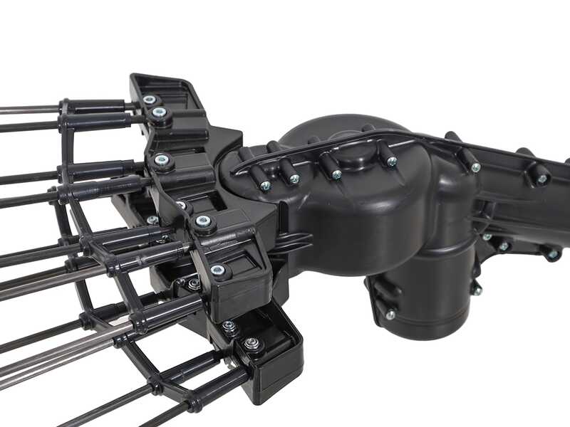 Aima Twist Plus Sans Fil - Peigne vibreur &eacute;lectrique &agrave; batterie - Perche t&eacute;lescopique en aluminium 195-300 cm - 2 x 21 V 5,2 Ah