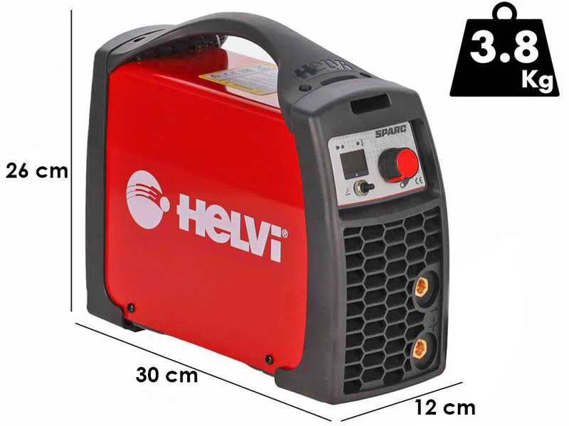 Helvi Sparc 120 - Poste &agrave; souder inverter (MMA) + Mallette antichoc, courant continu (CC)