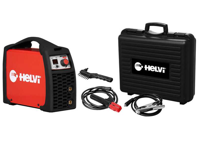 Helvi Sparc 120 - Poste &agrave; souder inverter (MMA) + Mallette antichoc, courant continu (CC)