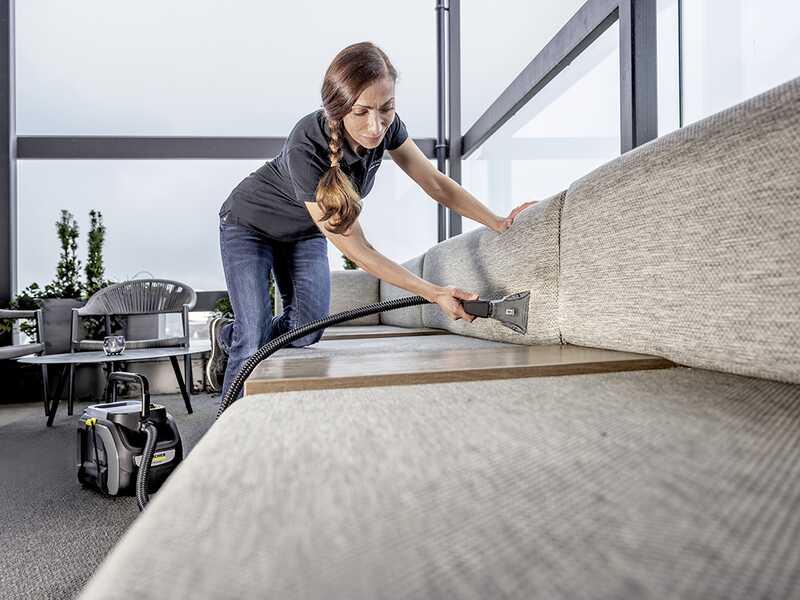 Karcher Pro Puzzi 2/1 Bp - Nettoyeur de tapis - Aspirateur portable - 36 V/6,0 Ah