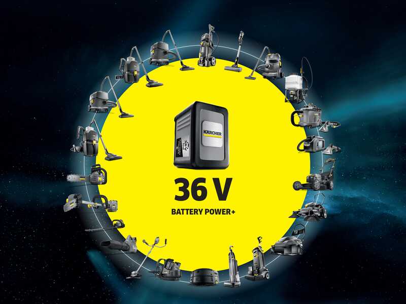 Karcher KM 70/30 C Bp 2SB - Balayeuse &agrave; batterie avec bac de ramassage - 36 V 6 Ah