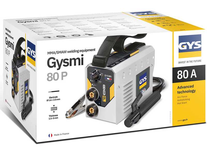 GYS Gysmi 80P - Poste &agrave; souder inverter (MMA) - Courant continu (CC)