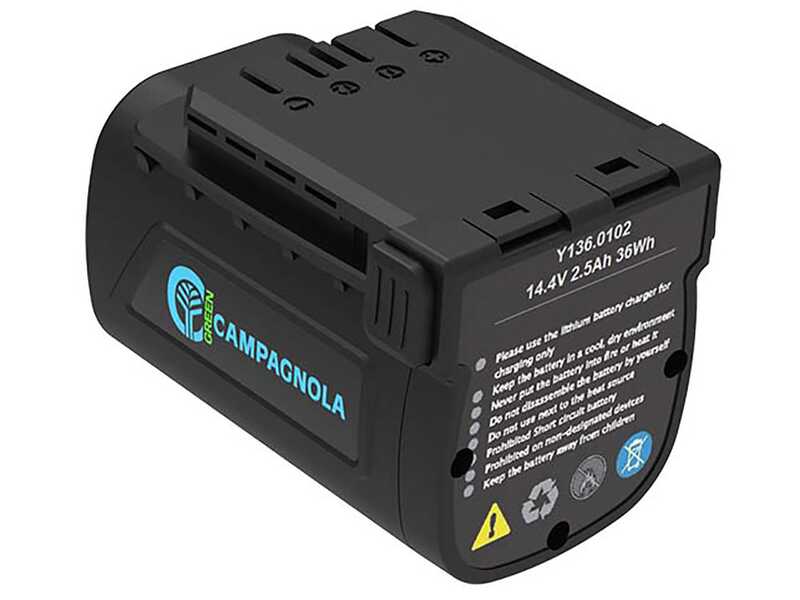 Campagnola FURY XM  - &Eacute;lagueuse sur batterie - 2x 14,4 V 2,5 Ah