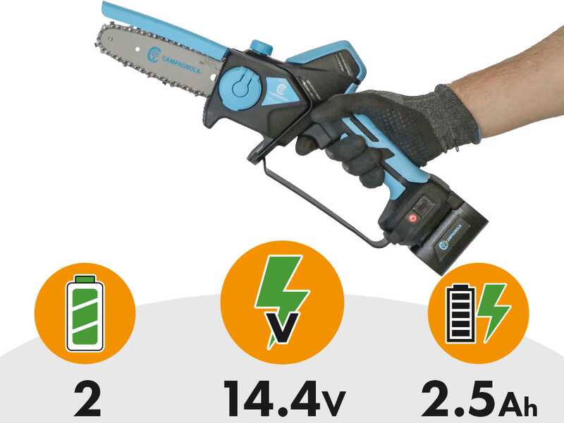 Campagnola FURY XM  - &Eacute;lagueuse sur batterie - 2x 14,4 V 2,5 Ah