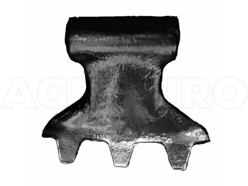 Marteau dent&eacute; - pi&egrave;ce de rechange pour broyeur axe horizontal AgriEuro PS, PF, MS, MF