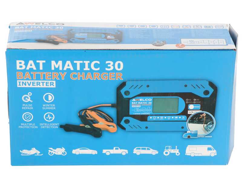 Awelco BAT MATIC 30 - Chargeur et mainteneur de charge - 12/24 V
