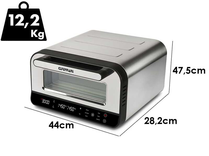 G3 Ferrari Pizza Pro 2 minuti - Four &eacute;lectrique &agrave; pizza - 1850 W
