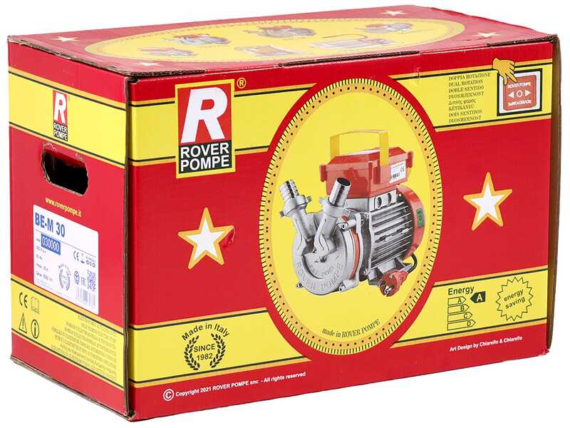 Rover BE-M 30 - Pompe &eacute;lectrique de transfert en bronze - Monophas&eacute;e - 230 V