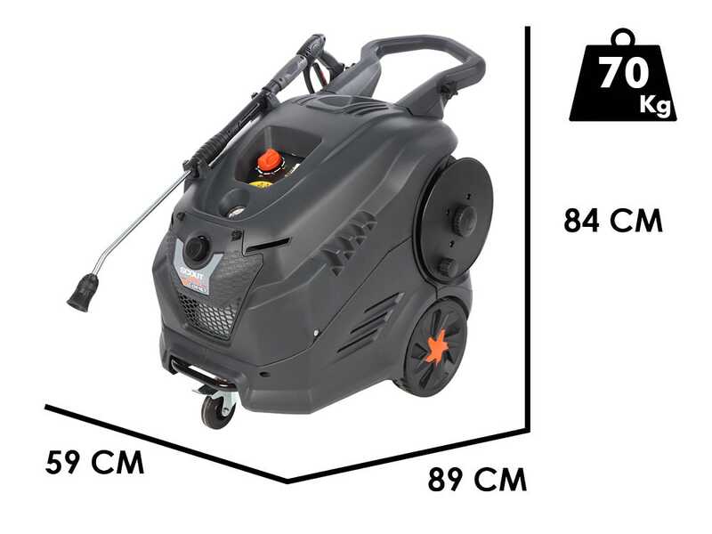 Comet New Scout Evo 160 Extra - Nettoyeur haute pression &agrave; eau chaude professionnel - 160 bar max - 600 l/h