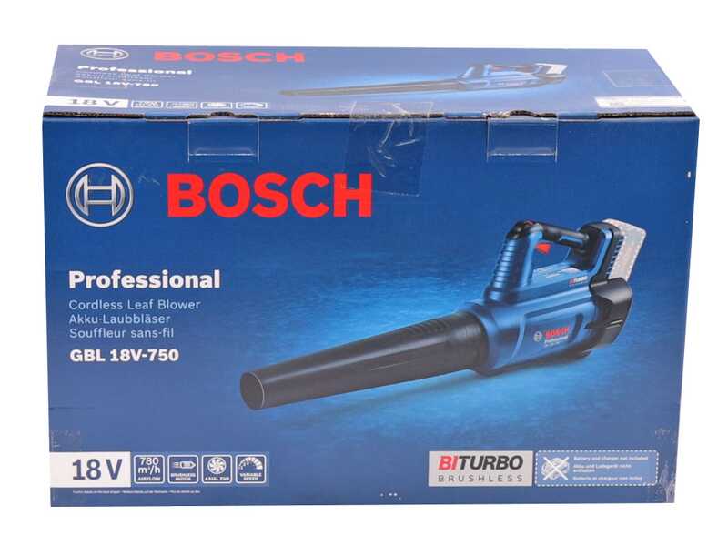 Bosch Professional GBL 18V-750 - Souffleur de feuilles &agrave; batterie - 18V/5.5Ah
