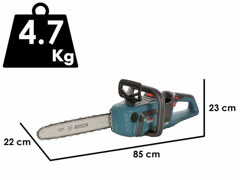 Bosch Professional BITURBO GKE 18V-40 - Tron&ccedil;onneuse &eacute;lectrique &agrave; batterie - 18 V 5,5 Ah - Guide de 40 cm