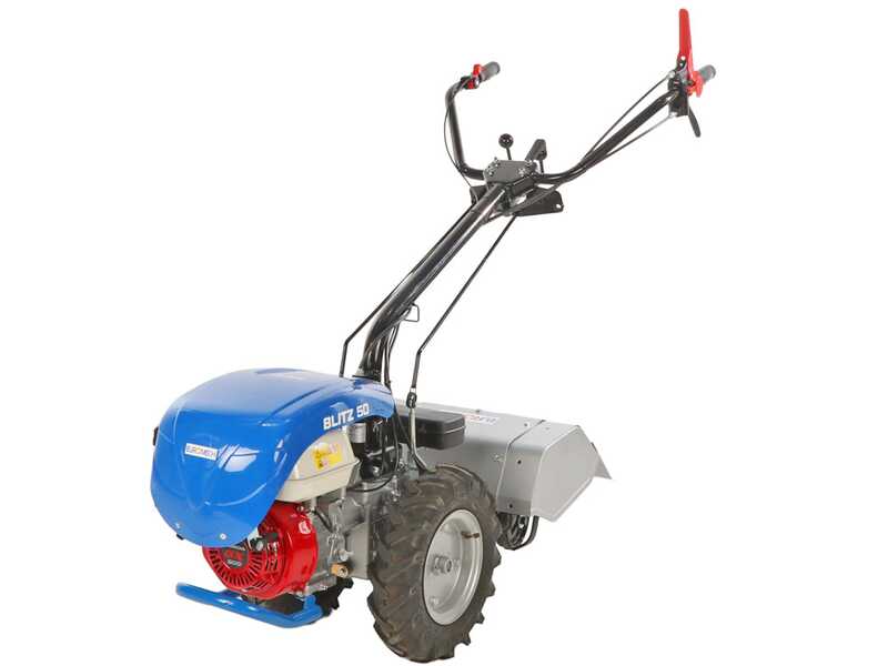 EuroMech BLITZ 50 - Motoculteur &agrave; essence - Honda GX200 - 6,5 CV