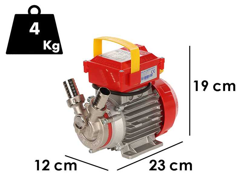 Rover Novax 20 By-Pass - Pompe &eacute;lectrique de transfert en alliage anticorrosion - Monophas&eacute;e - 230 V