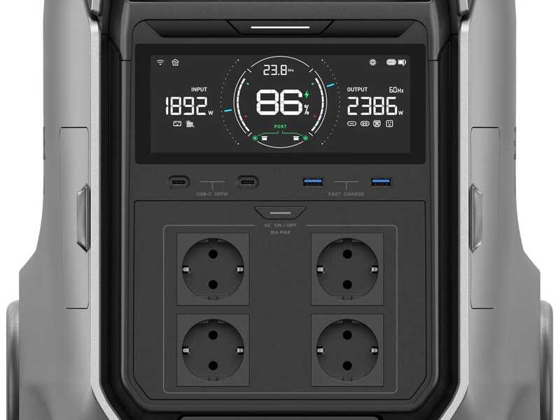 EcoFlow Delta Pro 3 - Batterie PowerStation portable - 4000 W - 4096 Wh/51,2 V
