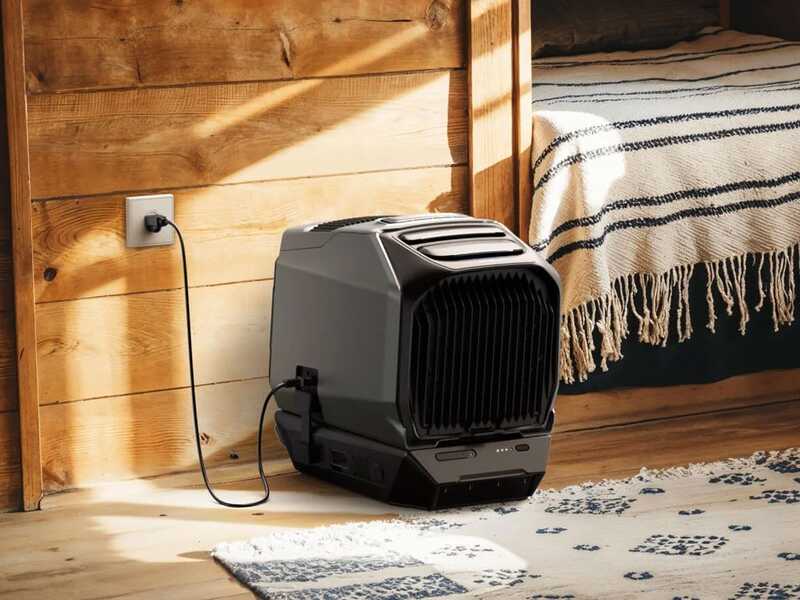 EcoFlow Wave 3 + Batterie LFP - Climatiseur &agrave; batterie 1 024 Wh - 2 000 W