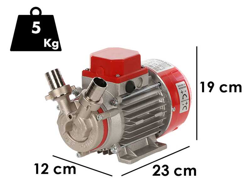 Rover Novax Marina 25 - Pompe &eacute;lectrique de transfert en alliage anticorrosion - 24 V