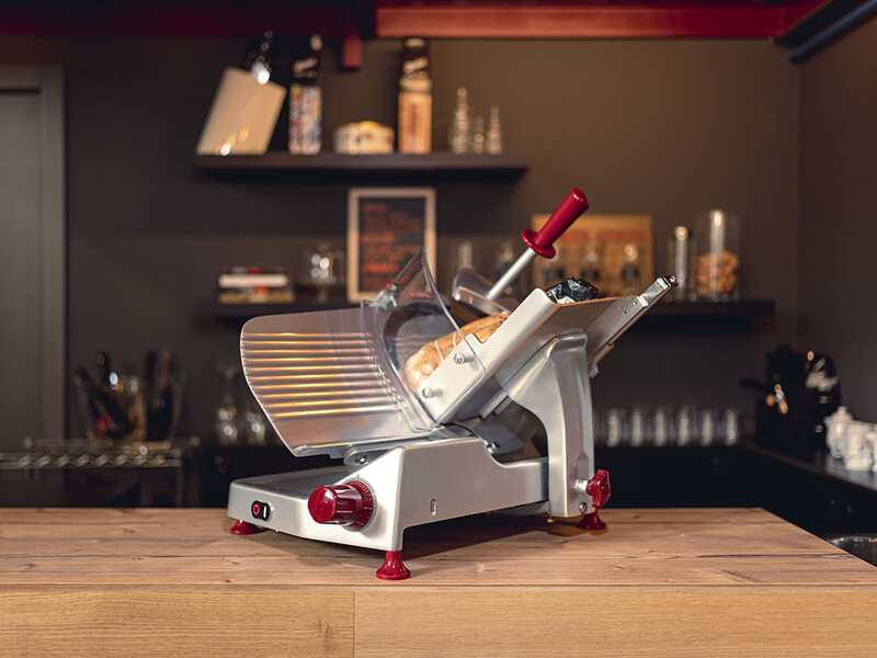 Berkel Pro Line XS30 Total Grey - Trancheuse avec lame en acier chrom&eacute; de 300 mm