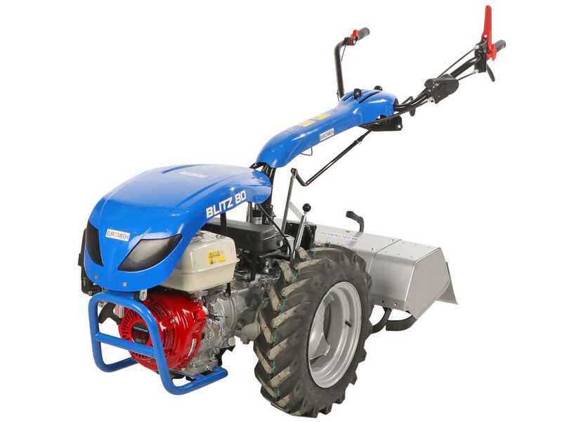 EuroMech BLITZ 80 - Motoculteur &agrave; essence - Honda GX270 - 9 CV