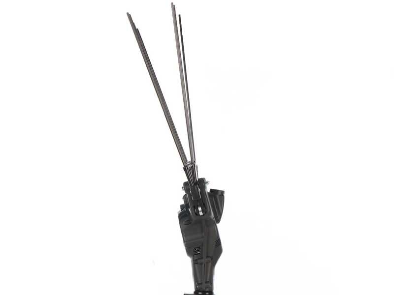 Zanon Murcielago X Lazer AL-200 - Peigne vibreur 180/260 cm &agrave; batterie au lithium 2x 18V 10Ah - Perche t&eacute;lescopique en aluminium