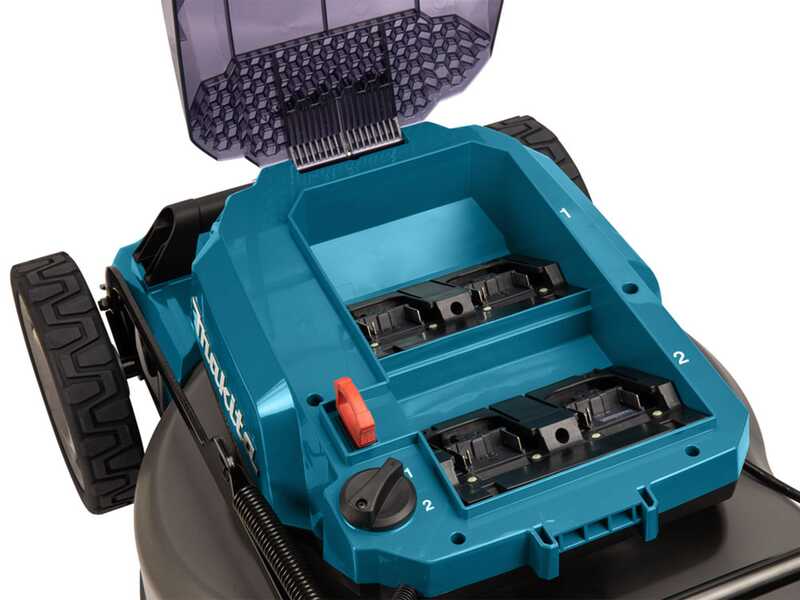 Makita DLM462Z - Tondeuse &agrave; gazon autotract&eacute;e &agrave; batterie - 4x18V/5Ah - Coupe 46 cm