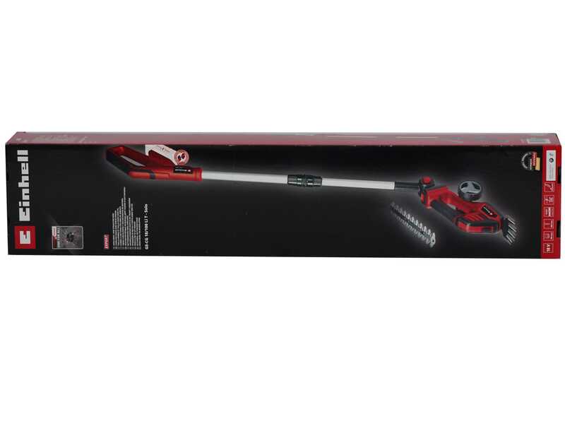 Einhell GE-CG 18/100 Li T - Cisaille &agrave; gazon &agrave; batterie avec perche - 18V 5.2Ah