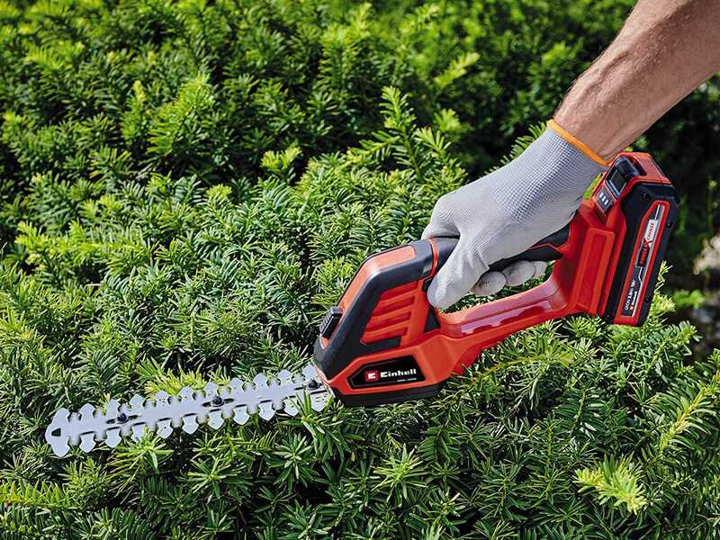 Einhell GE-CG 18/100 Li - Cisaille &agrave; gazon &agrave; batterie - Sculpte-haie - 18V 4Ah