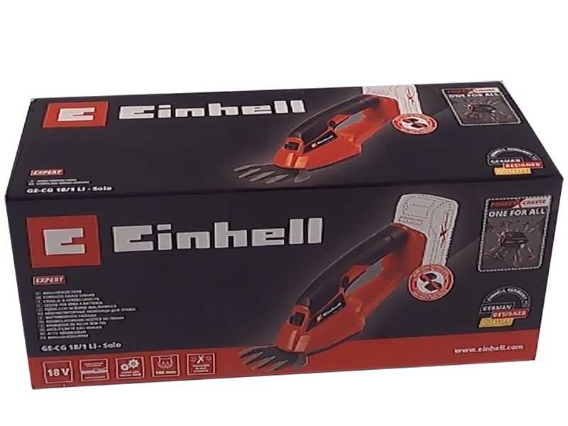 Einhell GE-CG 18/1 - Cisaille &agrave; gazon &agrave; batterie - 18V 4Ah