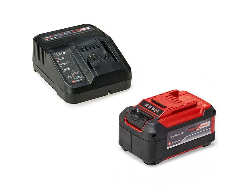 Einhell GC-HH 18/45 Li T - Taille-haie sur perche de rallonge &agrave; batterie 18V 5.2Ah