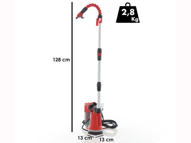 Einhell GE-PP 18RB Li - Pompe immerg&eacute;e &agrave; batterie 18V 4Ah
