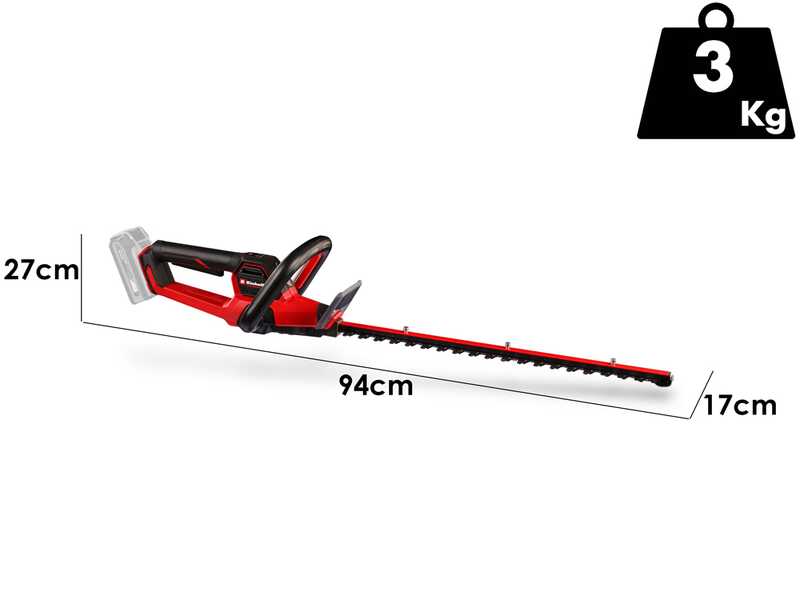 Einhell GP-CH 18/50 Li BL - Taille-haie &agrave; batterie - 18V 4Ah - Lame de 56 cm