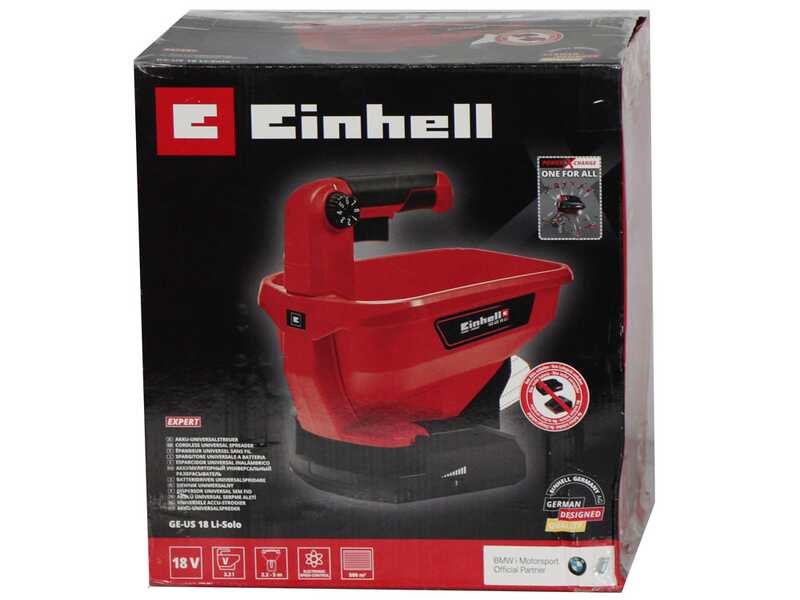 Einhell GE-US 18 Li - Semoir &eacute;pandeur &agrave; batterie - 18V 5.2Ah