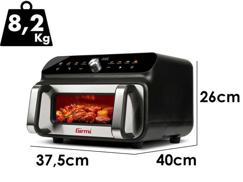 Girmi FG77 Ecofrit Grill - Friteuse &agrave; air chaud - Four &eacute;lectrique 10 L