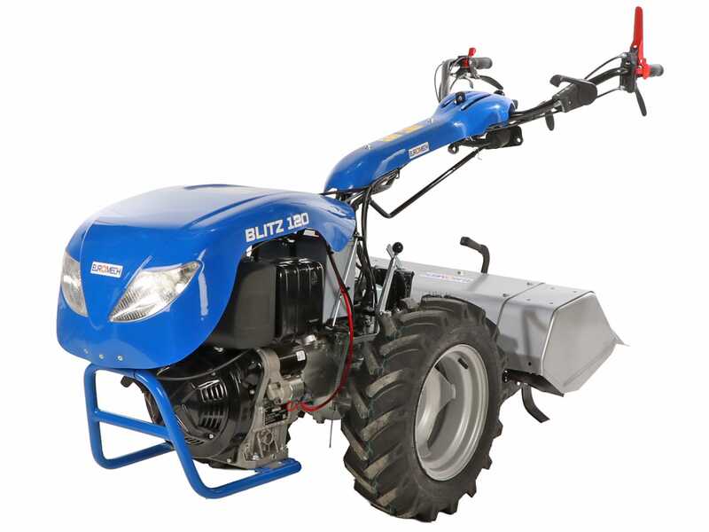 EuroMech BLITZ 120 - Motoculteur diesel - Kohler KD15-440 - 12 CV - D&eacute;marrage &eacute;lectrique