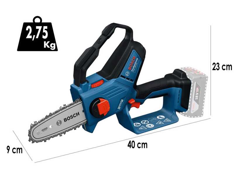 Bosch Professional GKE 18V‑15 - &Eacute;lagueuse manuelle &agrave; batterie - 18 V 4 Ah