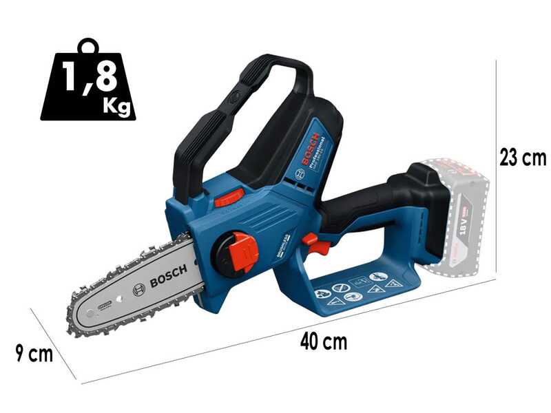 Bosch Professional GKE 18V‑15 - &Eacute;lagueuse manuelle &agrave; batterie - SANS BATTERIES NI CHARGEUR