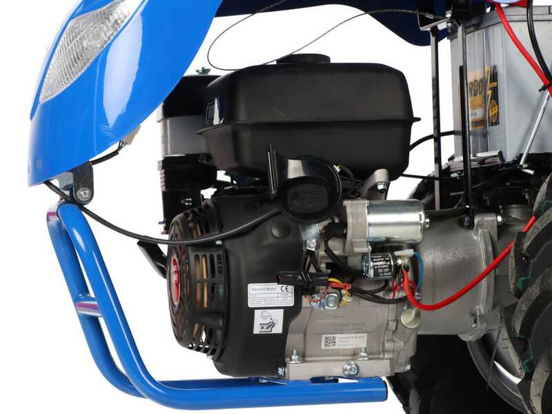 EuroMech BLITZ 120 - Motoculteur &agrave; essence - Yagmur R420 - 16 CV - D&eacute;marrage &eacute;lectrique