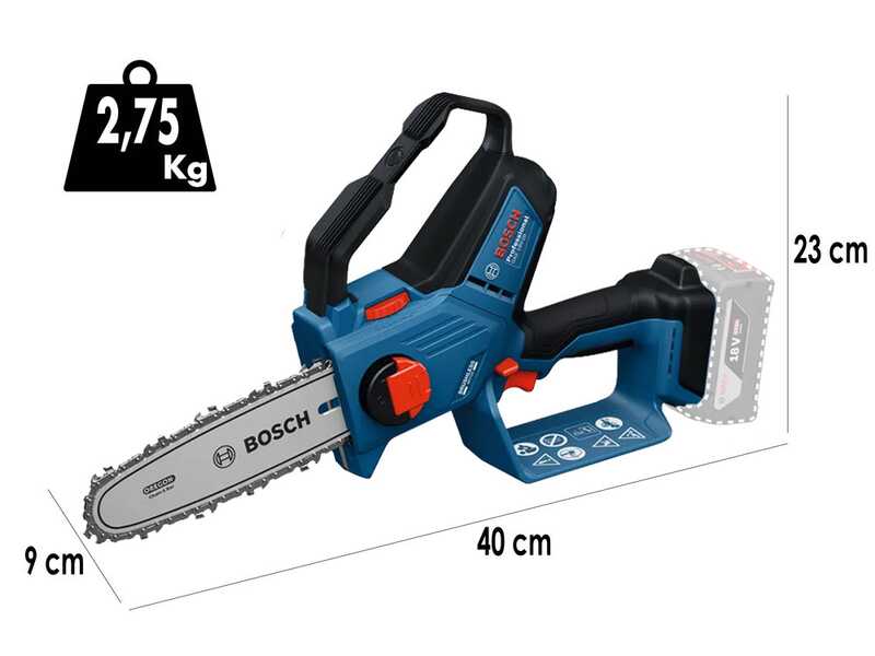 Bosch Professional GKE 18V‑20 - &Eacute;lagueuse manuelle &agrave; batterie - 18V 5Ah
