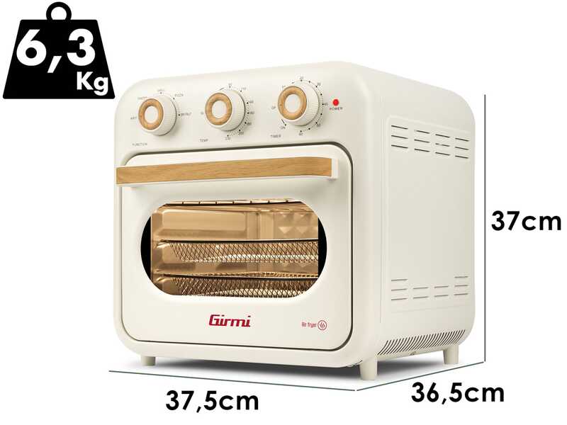 Girmi Ecofrit FG29 - Four &eacute;lectrique - Friteuse sans huile 22 L