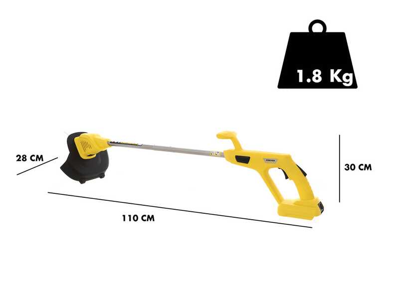 Karcher LTR 18-25 - Coupe-bordure &agrave; batterie - 18V 5Ah
