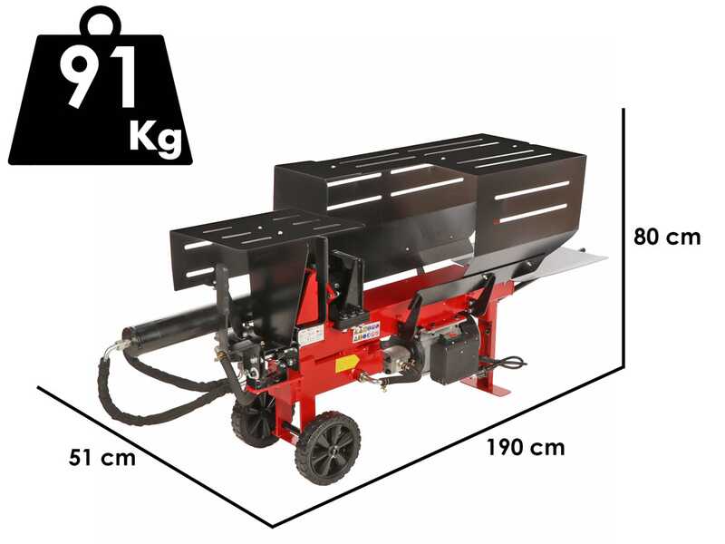 GeoTech LSP9 HE EVO - Fendeuse &agrave; bois &eacute;lectrique - Horizontale - 230 V
