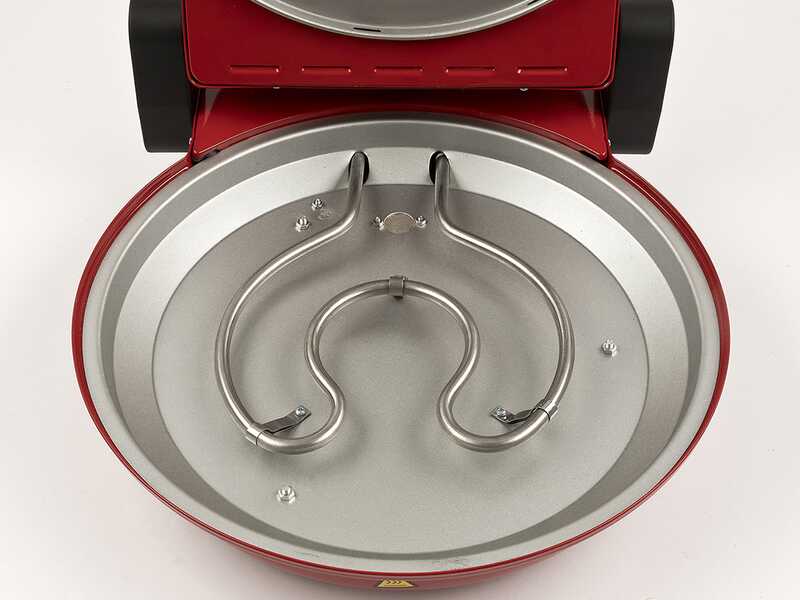 Girmi Quisipizza FP5002 - Four &agrave; pizza &eacute;lectrique - Pierre r&eacute;fractaire