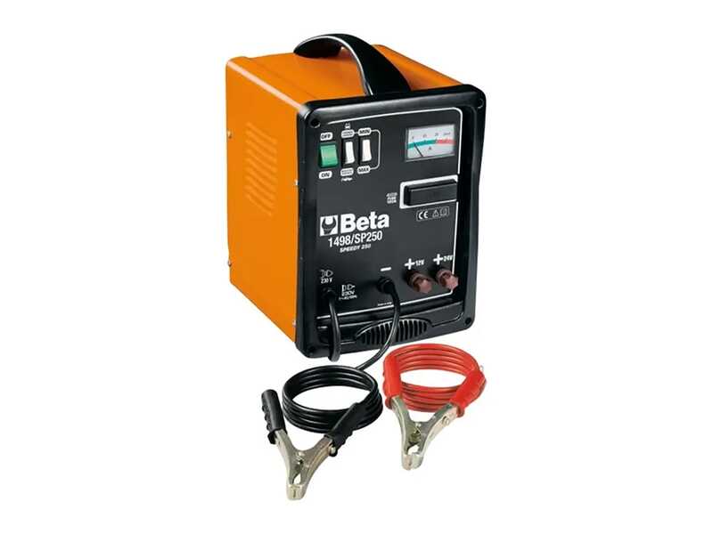 Beta 1498/SP250 - Chargeur de batterie et d&eacute;marreur portable - 12/24 V - Monophas&eacute;