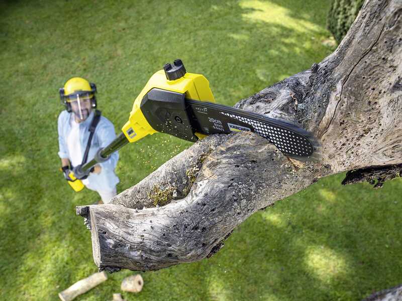 Karcher PSW 18-20 - &Eacute;lagueuse &agrave; batterie avec perche t&eacute;lescopique - 18 V 5 Ah