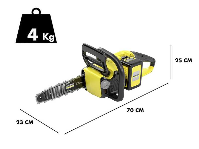 Karcher CNS 18-30 - Tron&ccedil;onneuse &agrave; batterie 18V 5Ah - Lame de 30 cm