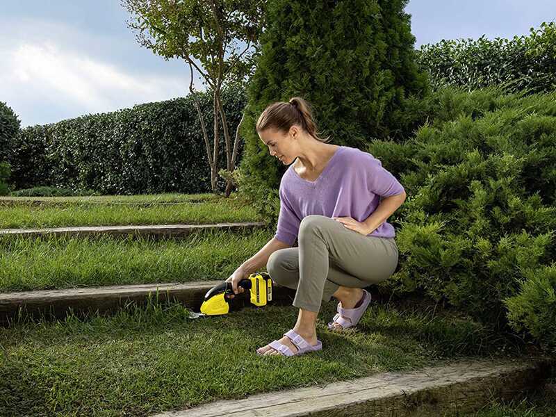 Karcher GSH 18-20 - Cisaille &agrave; gazon &agrave; batterie - Sculpte-haie - 18V 5Ah