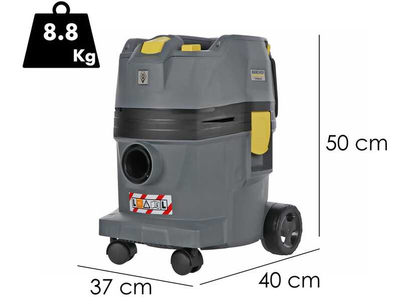 Karcher NT 22/1 Ap Bp L - Aspirateur multifonction &agrave; batterie - Bidon 22 L - 36V 5Ah