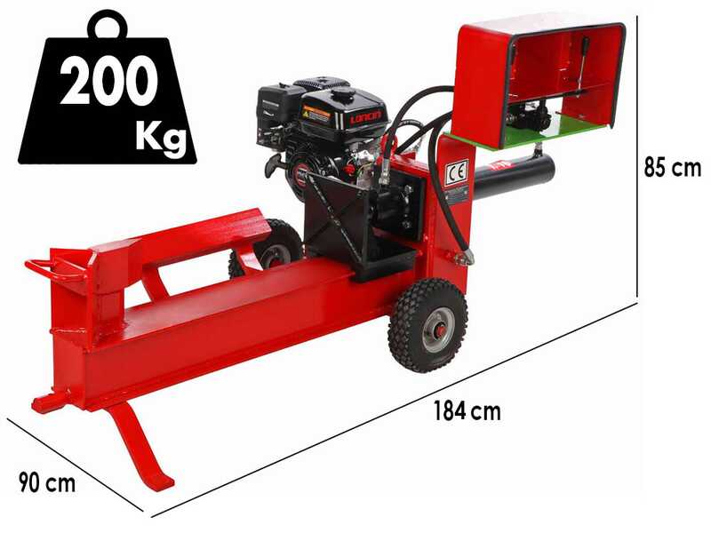 Fendeuse &agrave; bois thermique 16T - Horizontale - Loncin 200F