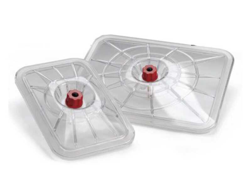 Couvercle carr&eacute; 20x20 cm